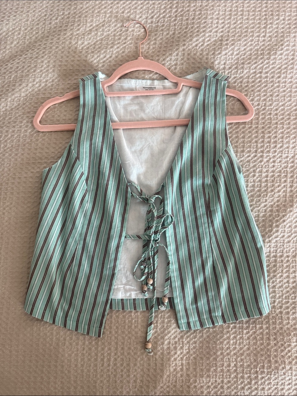 Peppermayo tie top